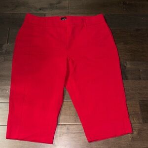 Penningtons savvy fit - red Capri size 24 pull on